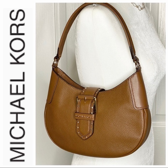 MICHAEL KORS Brown Leather Shoulder Handbag NWT - Picture 2 of 13